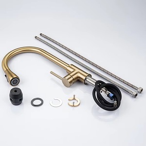 High Quality Factory Sale Antique Bronze Kitchen <strong>Faucet</strong> Pull Down <strong>Sprayer</strong> Widespread Mixer Taps - Product Image 4