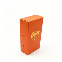 Supports en papier pour frites APP Takeout, boîtes d'emballage jetables avec logo orange pour les fournitures des restaurants de restauration rapide