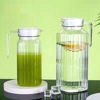 2025 Pot en plastique acrylique pour jus de fruits, boissons de restaurant, bar, buffet, usage domestique, pour eau chaude et froide, et bouilloire à café