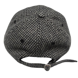 Len Melton tùy chỉnh cảm thấy thêu logo Mũ Golf CHA mũ phẳng vành không có cấu trúc Mũ bóng chày với dây đeo da trở lại - Product Image 4