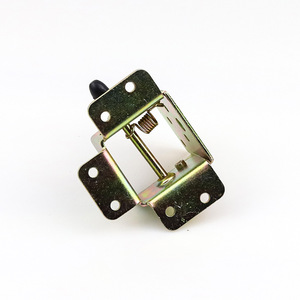 Folding Self <b>Locking</b> Hinge 40x40x55mm Hot Rolled Steel Surface Mount Furniture Hinge With Brake For <b>Cabinet</b> Legs - Product Image 1