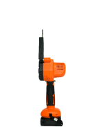 Gergaji Rantai Listrik Mini BOLIU 20V Tanpa Baterai, Gergaji Pemangkas Kayu Satu Tangan, Gergaji Rantai Tangan dengan Baterai Lithium