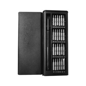 Jeu de tournevis magnétiques en plastique 25-en-1 45 #   Kit d'outils de précision multi-usages OEM en acier pour la réparation de téléphones portables et d'ordinateurs - Product Image 3