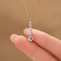 Модный кулон Xingyue в форме сердца с муассанитом, серебро S925, позолота 18K, антиоксидантная поверхность, закрепка крапановым способом, женский