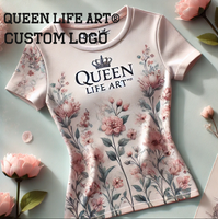Chemises personnalisées pour femmes Denim Batik Poplin-3D Design Imprimé ou Brodé Trous et Appliques Décoration