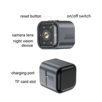 Caméra intelligente sans fil mini AS03 960mAh Wifi HD 1080P pour enregistrement extérieur et sécurité domestique