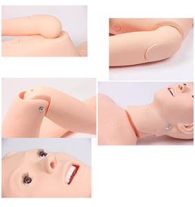 Mô hình người giả lập đa chức năng, chất lượng cao, dành cho huấn luyện hồi sức tim phổi (CPR), chăm sóc y tế nữ, mô hình huấn luyện điều dưỡng. - Product Image 4