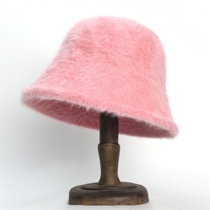 Automne hiver nouveau Style Imitation lapin fourrure seau chapeau personnalisé polyvalent Anti froid chaud en peluche bassin chapeaux - Product Image 3