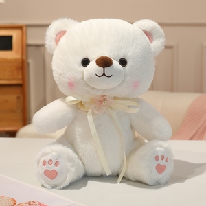 Oso de Peluche Blanco Romántico, Cuatro Estilos Encantadores, Peluche de Conejo Suave, Bolsa de Regalo Portátil, Luces de Flores a Juego, Dulce Regalo para Mamá - Product Image 3