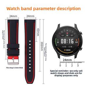 Factory Wholesale Silicone Watch <b>Straps</b> for 20mm 22mm 24mm 26mm Watch Replacement Quick Release Watch Band - Product Image 2