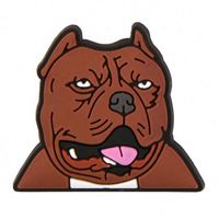 Grosir bull dog clog charm pet corgi butt shoe Charm sepatu cetak Pow anjing kustom pesona untuk hadiah anak-anak