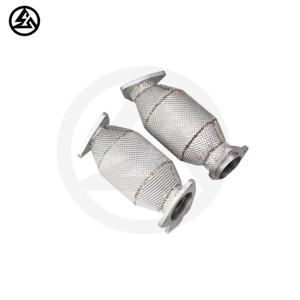 Chevrolet Corvette C8/Z06 V8 2019-  Tuyaux de raccordement d'échappement à écoulement libre, collecteur d'échappement de course, tuyau droit - Product Image 4