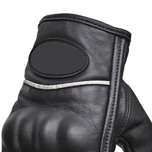 Gants de course en cuir pleine fleur pour moto avec fermeture auto-agrippante, unisexe, pour la conduite en extérieur - Product Image 5
