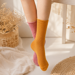 Calcetines Bohopanna Alice Honey Edition hechos de una suave mezcla de algodón para niños de cinco a seis años, artículos esenciales cómodos para el día a día - Product Image 6