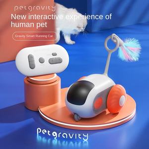 Petop Gato Pelota Giratoria Automática con Cola Recargable, Juguete Inteligente para Mascotas, Ratón Interactivo para Gato - Product Image 3