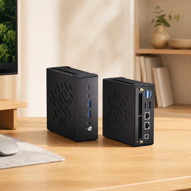 Mini Computer ODM/odm Supplier Ryzen R7-8845HS R9-8945HS Mini PC With Ddr5 Dual 2.5G LAN USB4 OCuLink for Business Desktop Setup