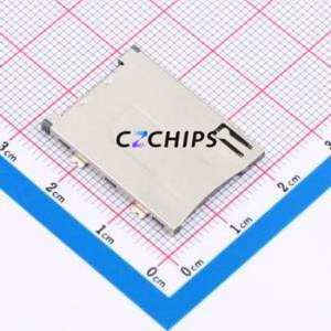 XDSM-08A1-094 SIM Card Connector SMD Connector Self-Return Type 1.8mm - Product Image 1