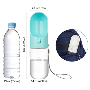 कारखाने थोक यात्रा आउटडोर पोर्टेबल प्लास्टिक कुत्ता पीने कुत्ते यात्रा बोतल - Product Image 2