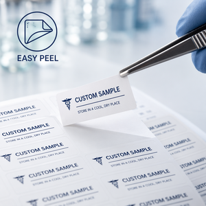 Custom Batch QR Code Peptide Vial Self Adhesive <b>Labels</b> Waterproof Stickers For Lab Sample Glass Vials - Product Image 5