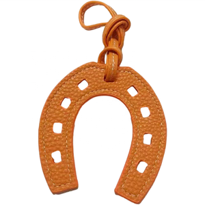 Cute Lightweight 10 Colors Women Girls PU Leather Horse Hoof <b>Horseshoe</b> Keychain Handbag Holder Charm Accessories - Product Image 2