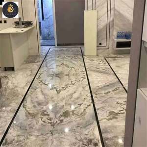 Yeni kesim kristal mermer levha gri mermer gri renk mermer ufuk gri - Product Image 5