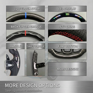 Volante Deportivo Personalizado de Fibra de Carbono con LED, Compatible con VW Golf 6 7 7.5 8 GTI R <span class=keywords><strong>Line</strong></span> Polo Passat Tiguan Jetta GLI GTE CC MK5 MK6 - Product Image 6