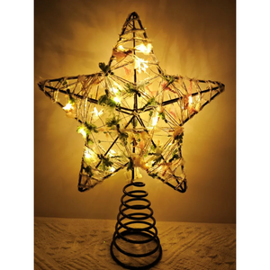 Trusted Supplier of <b>Christmas</b> Decoration Ornament Star <b>Tree</b> Topper New Design Decoration <b>Christmas</b> Glitter <b>Tree</b> Topper - Product Image 2