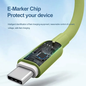 1m Type-C sạc cáp pd60w nhanh chóng sạc Macaron Màu sắc 3A <span class=keywords><strong>USB</strong></span> để Type-C <span class=keywords><strong>Silicone</strong></span> lỏng cho điện thoại thông minh & máy in - Product Image 5