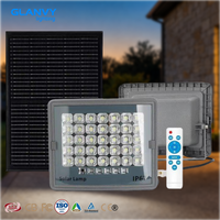 Projecteur solaire LED SMD 5730 à haut lumen, en aluminium moulé sous pression, étanche IP67, éclairage extérieur solaire avec télécommande