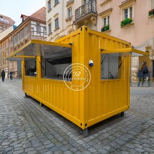 Bâtiment modulaire portable 2025, maison conteneur extensible en kit personnalisable, utilisée en extérieur comme café ou restaurant - Product Image 6