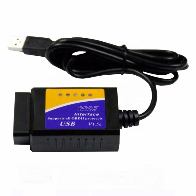 Original Brand OBD ELM327 V1.5 Smart USB Scanner Automotive Diagnostic Detector and Code Reader Electronic Components