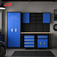 Armoires de garage, combinaison d'armoires de rangement, armoires à outils, établi en acier robuste, système de rangement d'outils d'atelier, armoire avec tiroirs