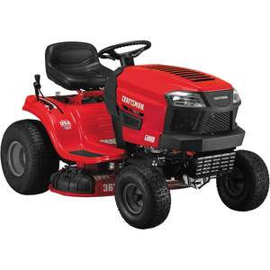 Tondeuse autoportée à essence Craftsman 36 pouces, 11,5 CV, pour moteur monocylindre Briggs & Stratton, tracteur de pelouse 7 vitesses, max. 1000 mm, rouge, 18 pouces - Product Image 3