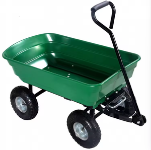 Multi-Functional Folding Garden <b>Tool</b> Car <b>Trolley</b> Four-Wheel Trailer Plastic Dump Truck Home Farm Use - Product Image 3