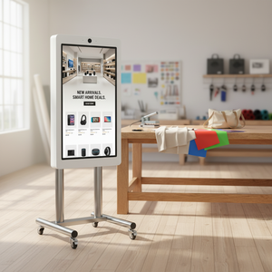 Pantalla Digital Táctil Android 15 de 32 Pulgadas, 4K, 8GB, 256GB, 1 Año de Garantía, Kiosco Portátil Inteligente para Publicidad en Comercios - Product Image 2