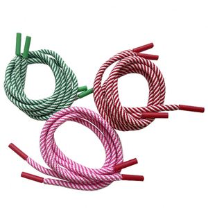 Roseo White Polyester Cord Round Draw Cords for Hoodies Pants Plastic Tips Agelt Coated Drawstring for Home Textile Shoe Use - Product Image 3