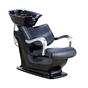 Sillón de lavado de cabello semireclinable para salón de belleza, con función de hidroterapia, estilo sentado y cómodo - Product Image 4