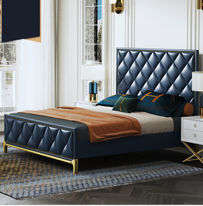 <span class=keywords><strong>Testiera</strong></span> Imbottita in Legno Massello Stile Nordico per Camera da <span class=keywords><strong>Letto</strong></span>, <span class=keywords><strong>Letto</strong></span> <span class=keywords><strong>Singolo</strong></span> e Matrimoniale, Schienale in Tessuto Morbido - Product Image 6