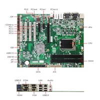 Motherboard Industri ATX KH-B75B LGA1155 Intel Core CPU DDR3 16GB 6COM/10COM Memori Komputer Server, Promo Terbaru