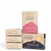 Emballage en papier Kraft pour savon, vente en gros