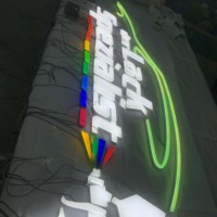 Letras LED RGB direccionables de fácil instalación, personalizadas, vívidas, multicolor, dinámicas, de acrílico, en oferta.