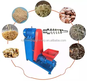 Large Quantity Coconut Shell Olive Husk Palm Wood Sawdust Biomass Small Charcoal Coal Briquettes Extruder Making Machine