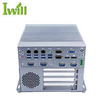 Precio de fábrica Industrial Fanless I3 6100T DDR4 RS232 422 485 Opcional 2 Intel 1000M Lan Barebone Mini computadora integrada