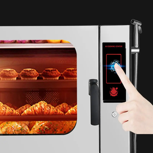 Four professionnel général à <span class=keywords><strong>4</strong></span> plis cuisson entièrement automatique grande capacité Hôtel restaurant cycle chaud four à vent plaque de cuisson - Product Image 4