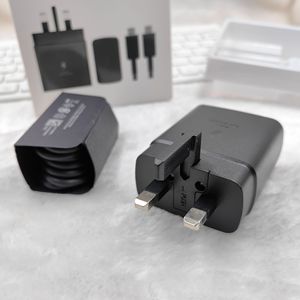 Adaptateur 25W à 3 Broches Bloc de Charge Type C <span class=keywords><strong>2</strong></span>-en-1 Chargeur Mural USB C d'Usine pour Samsung N10 N20 S25 S24 S23 Ultra - Product Image 3