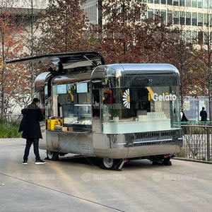 Remolque de Comida Móvil American Standard para Venta de Snacks, Helados, Pizza, Anillos de Calamar, Camión de Comida, Cocina Móvil, Remolque de Comida Resistente a la Oxidación - Product Image 2