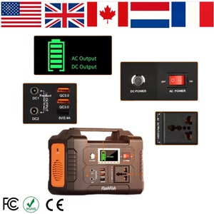 Centrale Électrique Portable Extérieure Lithium-Ion 300W-3600W Grande Capacité à Charge Rapide pour l'Approvisionnement Transfrontalier US/EU 110V-220V - Product Image 1