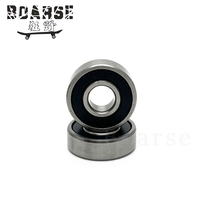 Roulement à billes à gorge profonde en acier chromé haute vitesse 608 609 avec cage en fer, précision P2/C0 2RS, pour roues de porte coulissante et de fenêtre