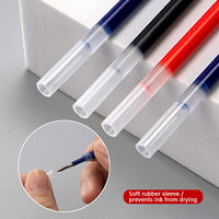 Recharges de stylo à bille en plastique Free Horse Premium 0,7 mm, encre bleue, noire, rouge, séchage rapide, non effaçable, remplacement universel