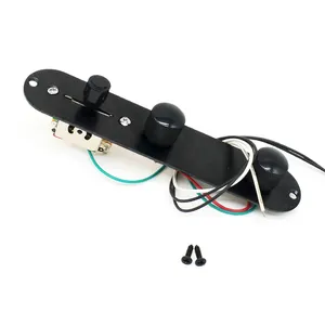 Prewired Control Plate 3 Way Loaded Switch Wiring Harness Knobs electric guitar wiring for TL Guitars
